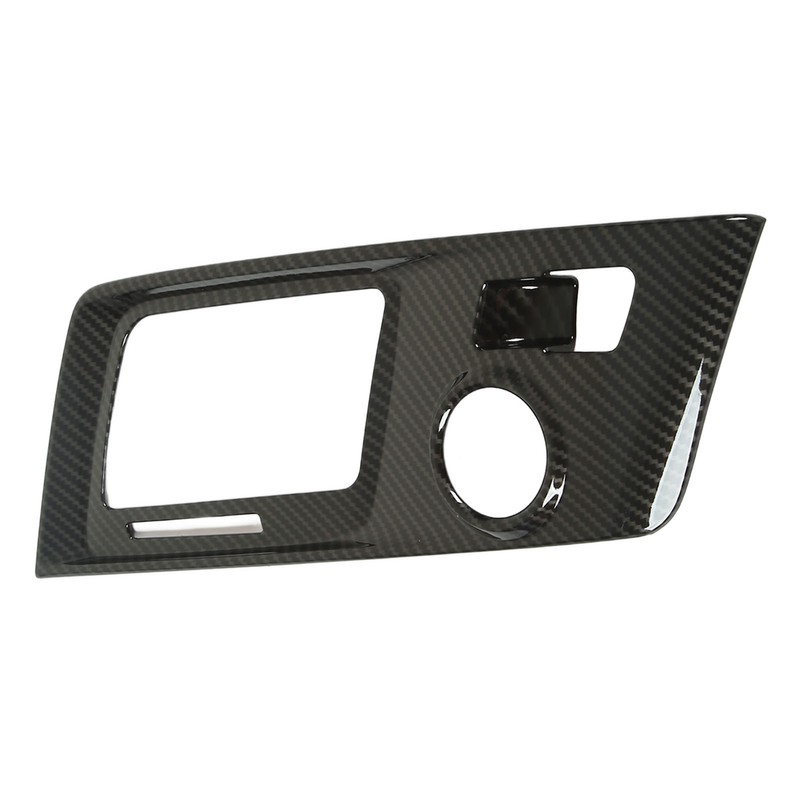 Car Gear Box Cover Trim Carbon Fiber Style Console Shifter