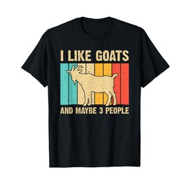 Funny Goat Art For Men Women Kids Farming Goat Lover Stuff T-Shirt