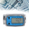 Digital Turbine Flow Meter Blue for Fuel Pump Gasoline Measuring