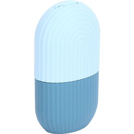 Rodillo de Hielo para Cara, Ojos, Cuello, Rodillo de Hielo para Cara, Masaje Reutilizable, Molde de Hielo de Silicona para Belleza Facial y Cuidado de la Piel (nuevo azul claro)