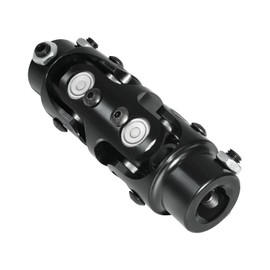 MDRIVEASY 3/4"DD x 3/4" DD Double U Joint, Steering Shaft U Joint Universal Joint, Total Length 125 mm (Black)
