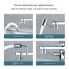 1080° Rotating Faucets Extender, 2 Modes Rotatable Faucet Aerator Extension