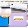 JoyCat 3 Ring Binder Clipboard with Storage,12.4"x10.2"Magnetic Clipboard Folder with