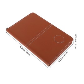 Totority PU Golf Scorebook Elegant Golfing Score Recording Tool for Tournaments Durable PU Design for Competitions Portable Scorecard Holder for Golf Games