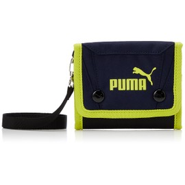 Puma Active Clip Wallet, Spring and Summer 24 Color Peacoat/Energy Yellow (02)