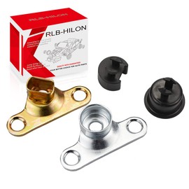 RLB-HILON - Bisagra para portón trasero montada con bujes compatibles con Ford F150 F250 F350 F450 Ranger E7TZ99430B38A E7TZ99430B39A, 1 juego (4 piezas)