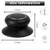 2 Pack Pot Lid Top Replacement Knob, Heat Resistant and