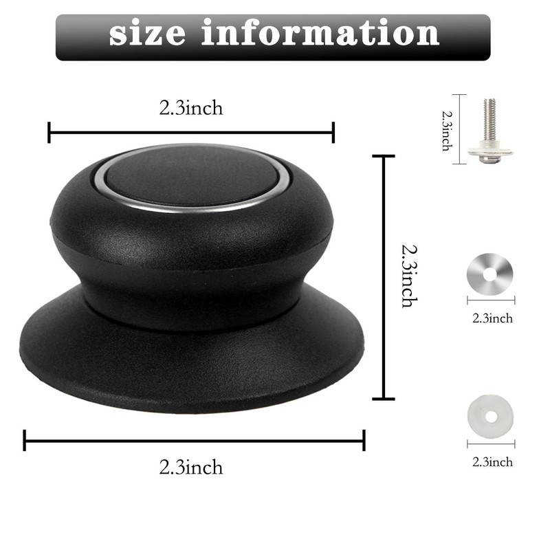 2 Pack Pot Lid Top Replacement Knob, Heat Resistant and
