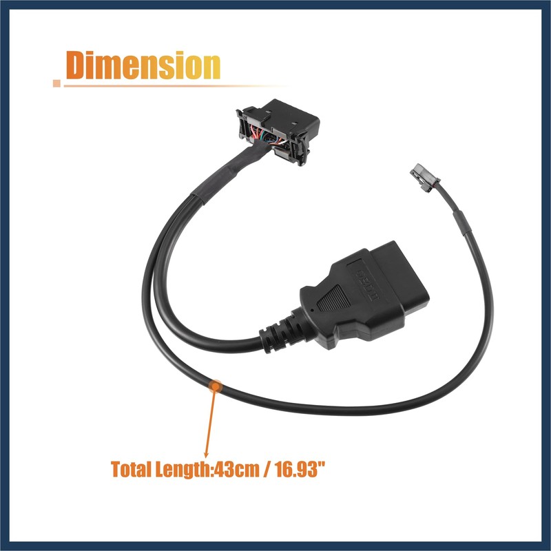 INFINAUTO Security Gateway Bypass Cable Diagnostic Tool Adapter Connector Cable