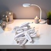 Junfamilee White DC5V USB LED Dimmer Extension Cable with On/Off