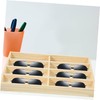 CHILDWEET Solid Wood Sunglasses Organizer 8-slot Stand Glasses Display Storage