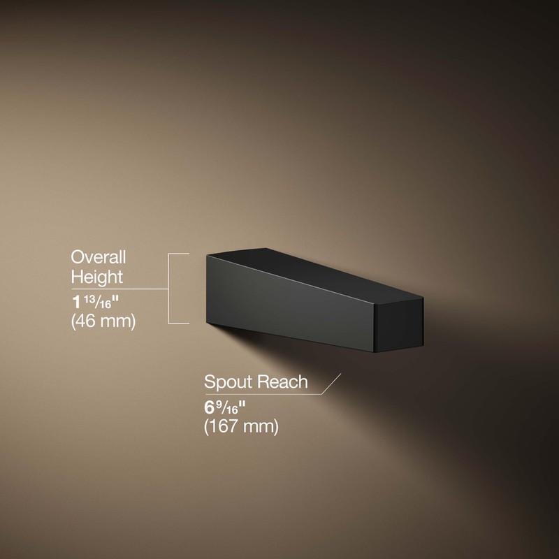 KOHLER Honesty Wall-mount Bath Spout