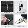 SUPERV cc16 3-in-1 Keyring Charging Cable (Type-C to Type-C/Lightning) Converter