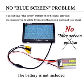 RC 7 Inch FPV Monitor 1024x600 IPS LCD Display Screen Monitor with Hood Sun Shield for RC FPV Drone Quadcopter