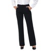 Womens Business Casual Dress Pants 29"/31"/33" Wide Straight Leg Trousers