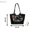 Base'ic women's PU leather tote bag – stylish work, travel