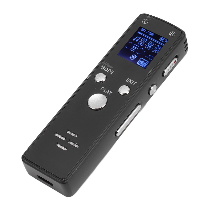 Digital Voice Recorder Noise Reduction 220mAh MP3 Player Recorder Portable