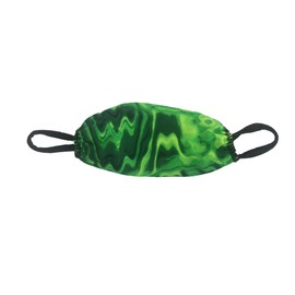 Adult Family Stretchy Washable 2 Ply Comfy Ear Loop Multi Purpose Face Mouth Cover Large Child (9-13 years) Green Wave