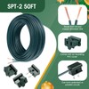 Chapou SPT-2 50 ft 18/2 Electrical Wire with 6 Plugs,