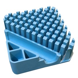 (Peacock Blue) - Your Nest Craft Organiser for Rulers, Scissors, Rotary Cutters and More - Peacock Blue