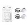 Premium Multi-Flange Eartips for Galaxy Buds3 Pro/Galaxy Buds4 Pro (White,