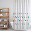 Scarlet color pony waterproof shower curtain / 스칼렛 컬러 포니