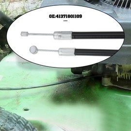 ECSiNG 1pc Lawn Mower Carburetor Trimmer U-Handle Model Throttle Cable Replacement Parts OE41371801109 Compatible with Stihl FS75 FS80 FC75