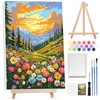 Lxmsja Paint by Numbers Adults Children with Frame, Painting by