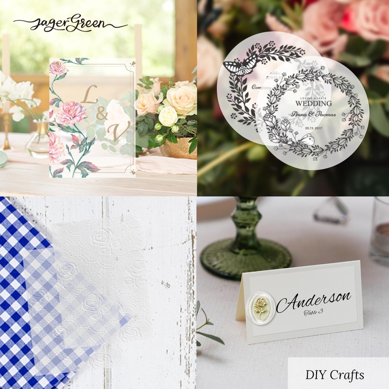 JAGERGREEN Vellum Paper 8.5 x 11 Inches 100GSM 50 Sheets,