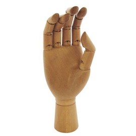 12 Artists/Shop Wooden Manikin Mannequin Hand (Adult) by CE Arts & Crafts