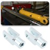 Briny River 2 Pieces M10x1.5 Air Cylinder Rod Clevis End