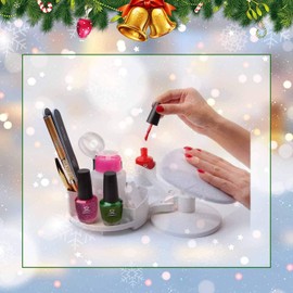 Makartt Nail Gel Polish Nail Design Base Studio Tool with Gel Holders and Multi Angle Rest, Great Support for Nail Salon Home DIY Manicure Pedicure Nail Art