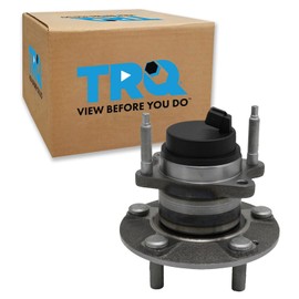 TRQ Rear Driver Side Passenger Side Wheel Bearing & Hub Assembly with ABS Sensor Compatible with 2010-2013 Kia Forte Forte Koup