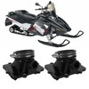 2Pcs Carburetor Intake Manifold Boot Fit for Ski Doo GSx