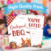 BBQ Party Invitations, Summer Barbecue Invite Cards with Envelopes (30PACK),