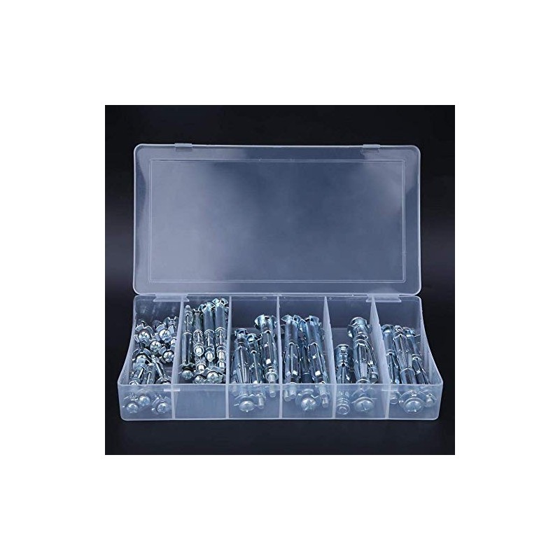 Ancla de tornillo perno cuña Perno ancla Tornillo expansión 42PCS
