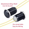 DMWD 19mm Waterproof IP67 Metal Latching Push Button Switch Heavy