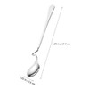 Serving Spoons Stainless Steel 4pcs Hanging Coffee Spoons, Bending Handle