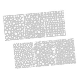 Gatuida 6 Sheets Floral Nail Stickers DIY Manicure Decals Unique Nail Art for Parties Daily Use Durable Odor