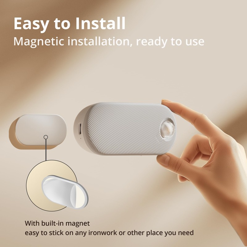 Lyridz Rechargeable Night Light with Motion Sensor, 1500mAh Battery Operated