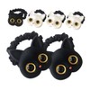 Ipetboom 6pcs Cat Hair Ties Elastic Hair Bands for Versatile