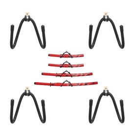 YYST Sword Display Rack Sword Wall Mount Sword Wall Rack Sword Holder 4/PK – No Sword
