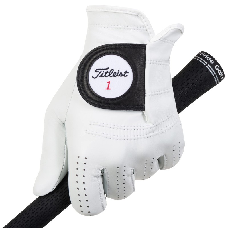 TITLEIST Players Glove Men's, White, XL
