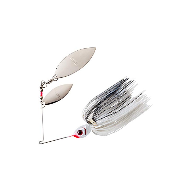 BOOYAH BYBW12635 Double Willow, One Size, Silver Shad