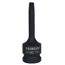 T45 x 78mm 1/2" Drive Extra Long Impact Torx/Star Male Socket Bergen