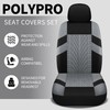 VarCozy Car Seat Covers Full Set, Front & Split Rear