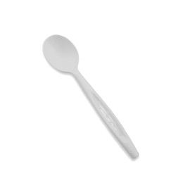 Jaya 100% Compostable 6.5" Heavy Duty Cutlery, Spoon, White, 1000-Count Case