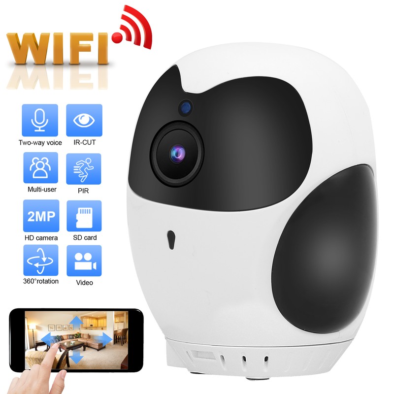 360° 1080P HD Wifi Camera HDR Battery Network Cloud Storage
