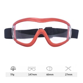 Fx-miRo Safety Glasses,Protective Goggles Anti fog and UV, Protection Work Goggles Seal Spectacles for DIY, Lab,Outdoor (red)