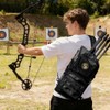 PSKOOK Archery Back Arrow Quiver | Adjustable Ambidextrous Dual-sided Carry